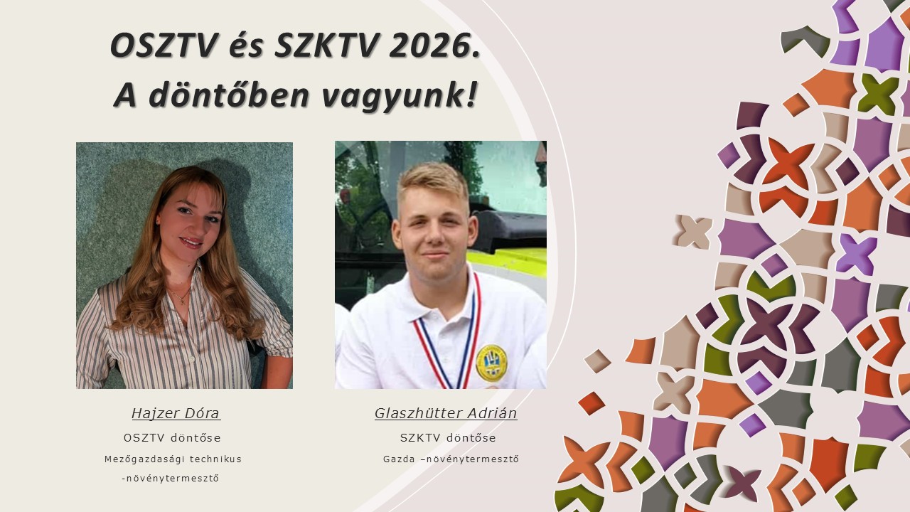 OSZTV és SZKTV 2026.  A döntőben vagyunk!